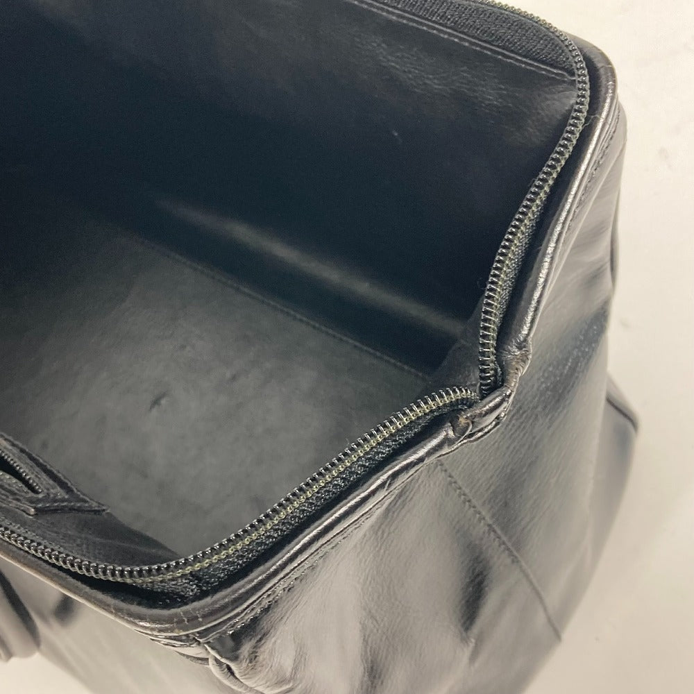 FENDI Handbag leather black Doctor bag logo