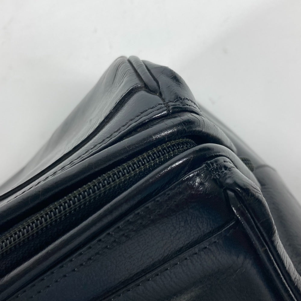 FENDI Handbag leather black Doctor bag logo