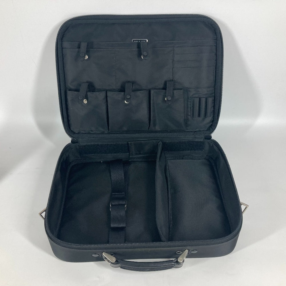PRADA Handbag Nylon black Triangle logo plate