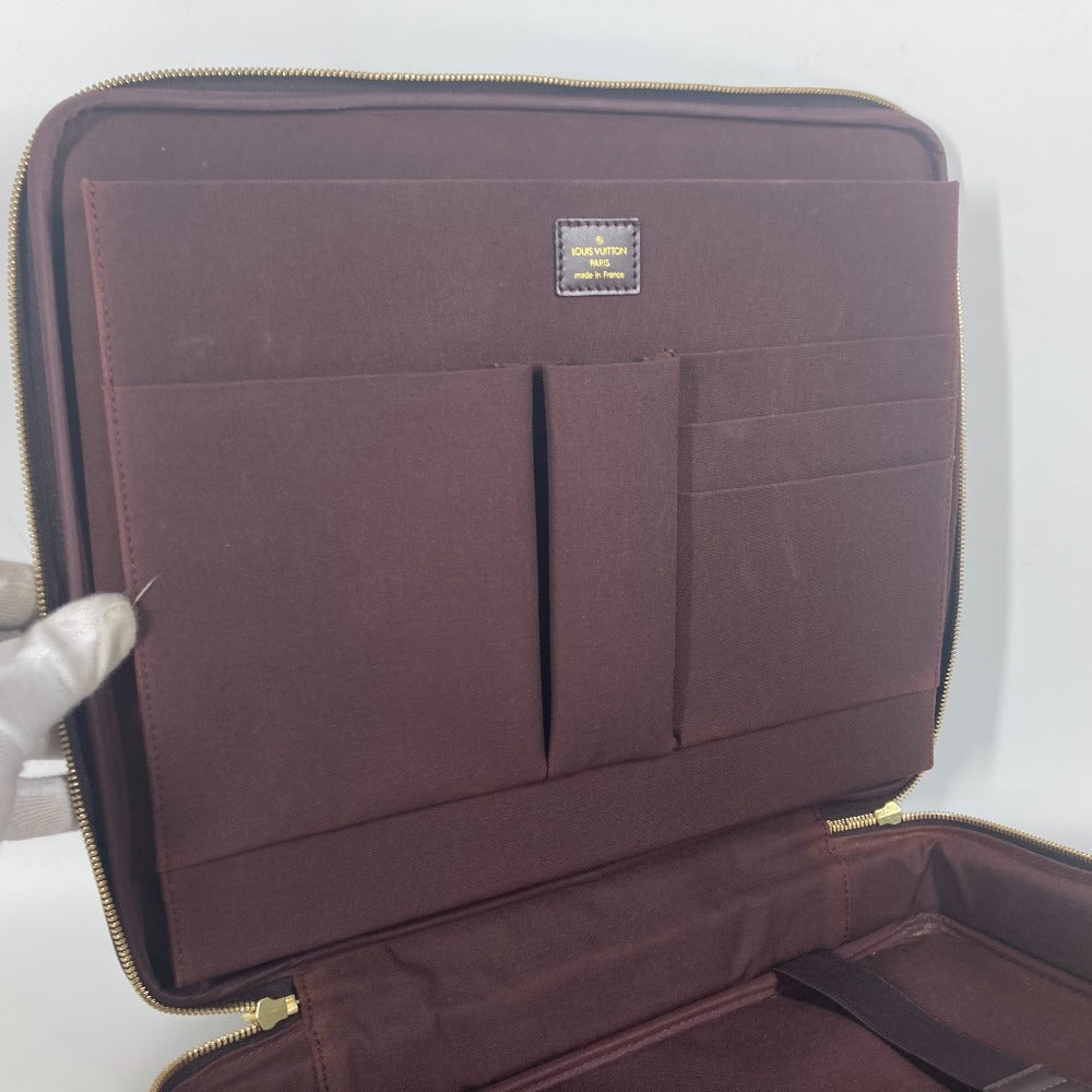 LOUIS VUITTON Handbag M30836 Taiga Leather wine-red Taiga Porto Ordina Tour Odessa