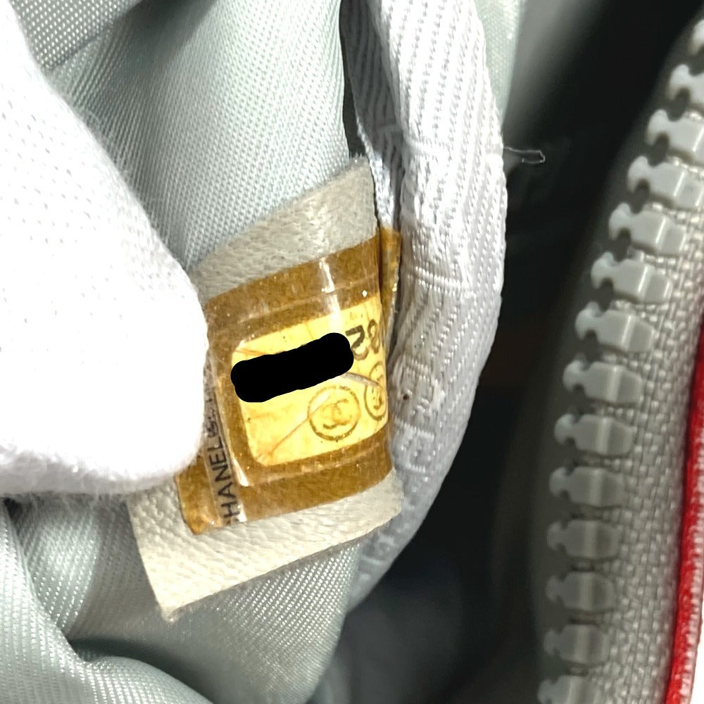 CHANEL Shoulder Bag Nylon white Sports logo mini