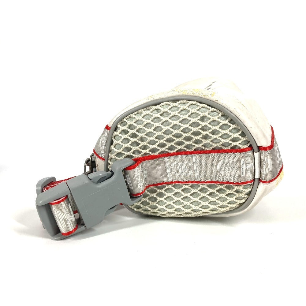 CHANEL Shoulder Bag Nylon white Sports logo mini