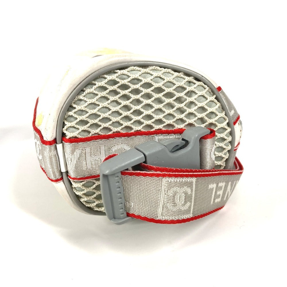 CHANEL Shoulder Bag Nylon white Sports logo mini