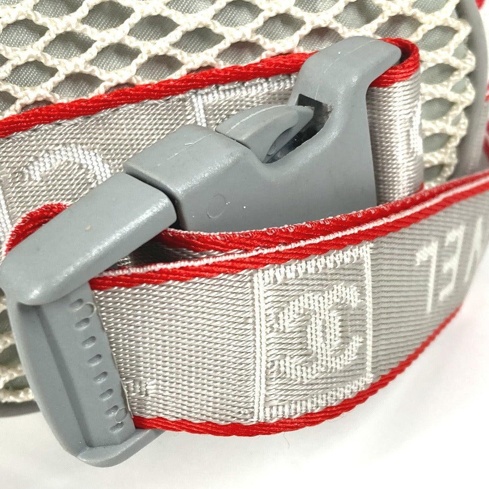 CHANEL Shoulder Bag Nylon white Sports logo mini