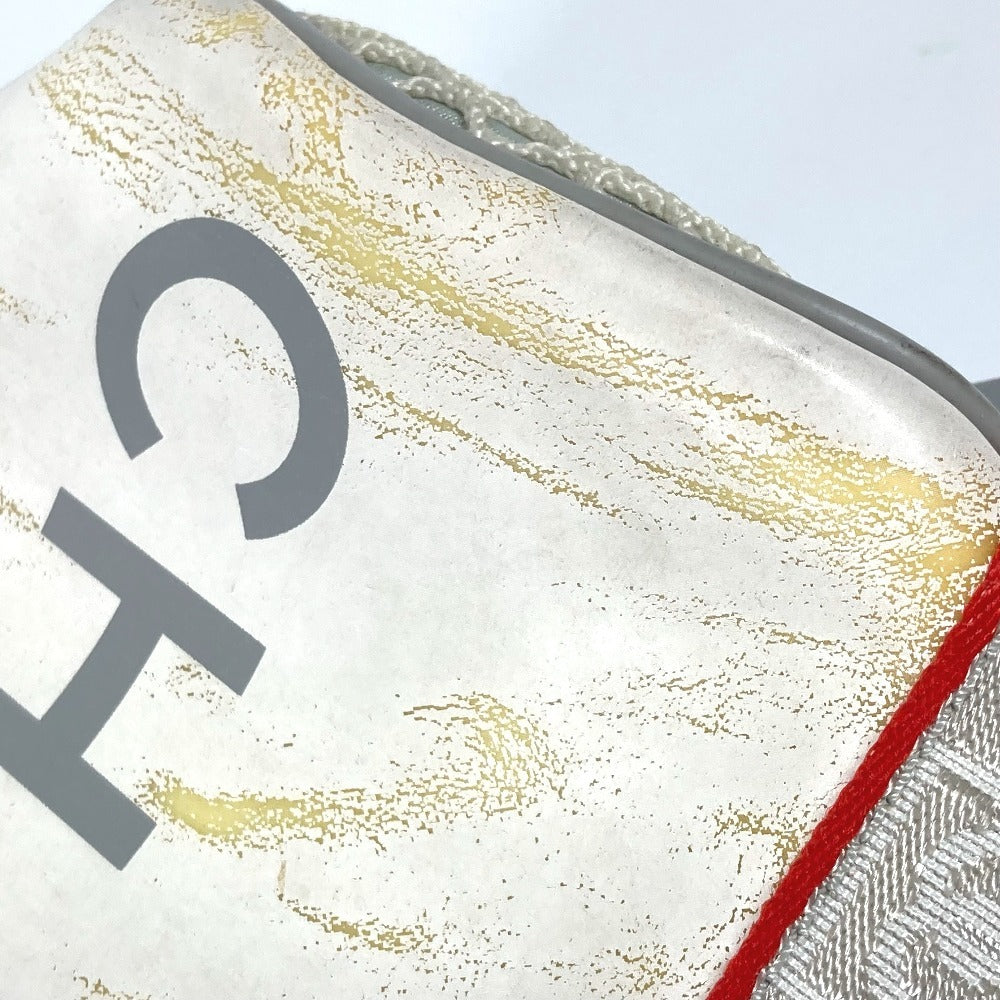 CHANEL Shoulder Bag Nylon white Sports logo mini