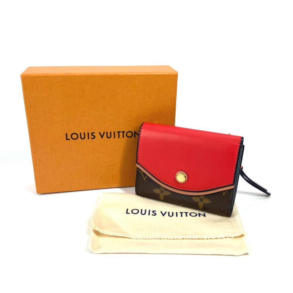 LOUIS VUITTON Trifold wallet M63904 Monogram canvas, leather Red Monogram Portefeuille Tuileries Compact