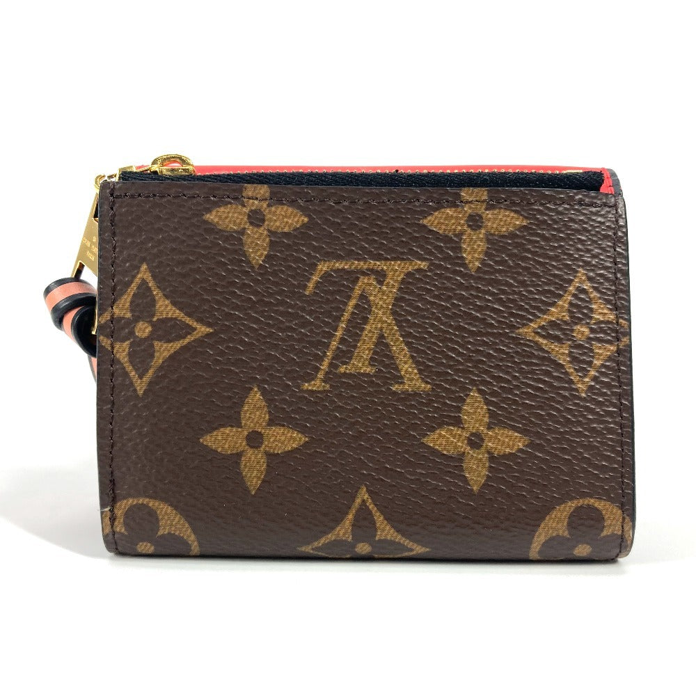 LOUIS VUITTON Trifold wallet M63904 Monogram canvas, leather Red Monogram Portefeuille Tuileries Compact