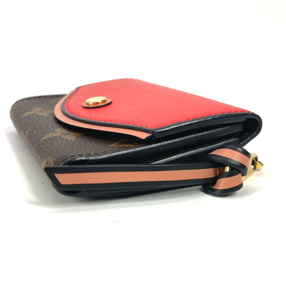 LOUIS VUITTON Trifold wallet M63904 Monogram canvas, leather Red Monogram Portefeuille Tuileries Compact
