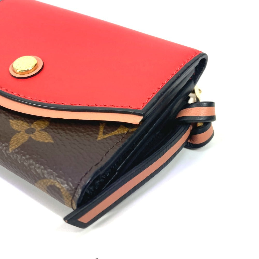 LOUIS VUITTON Trifold wallet M63904 Monogram canvas, leather Red Monogram Portefeuille Tuileries Compact