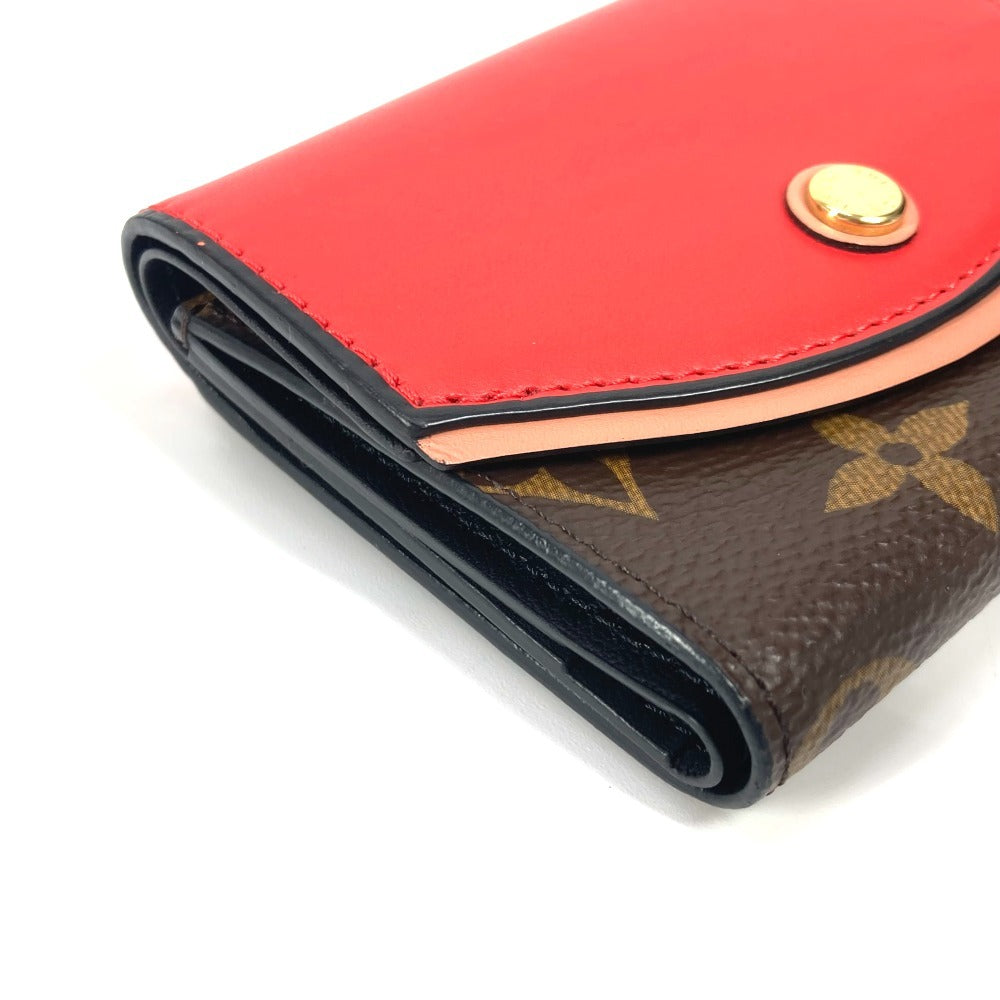 LOUIS VUITTON Trifold wallet M63904 Monogram canvas, leather Red Monogram Portefeuille Tuileries Compact