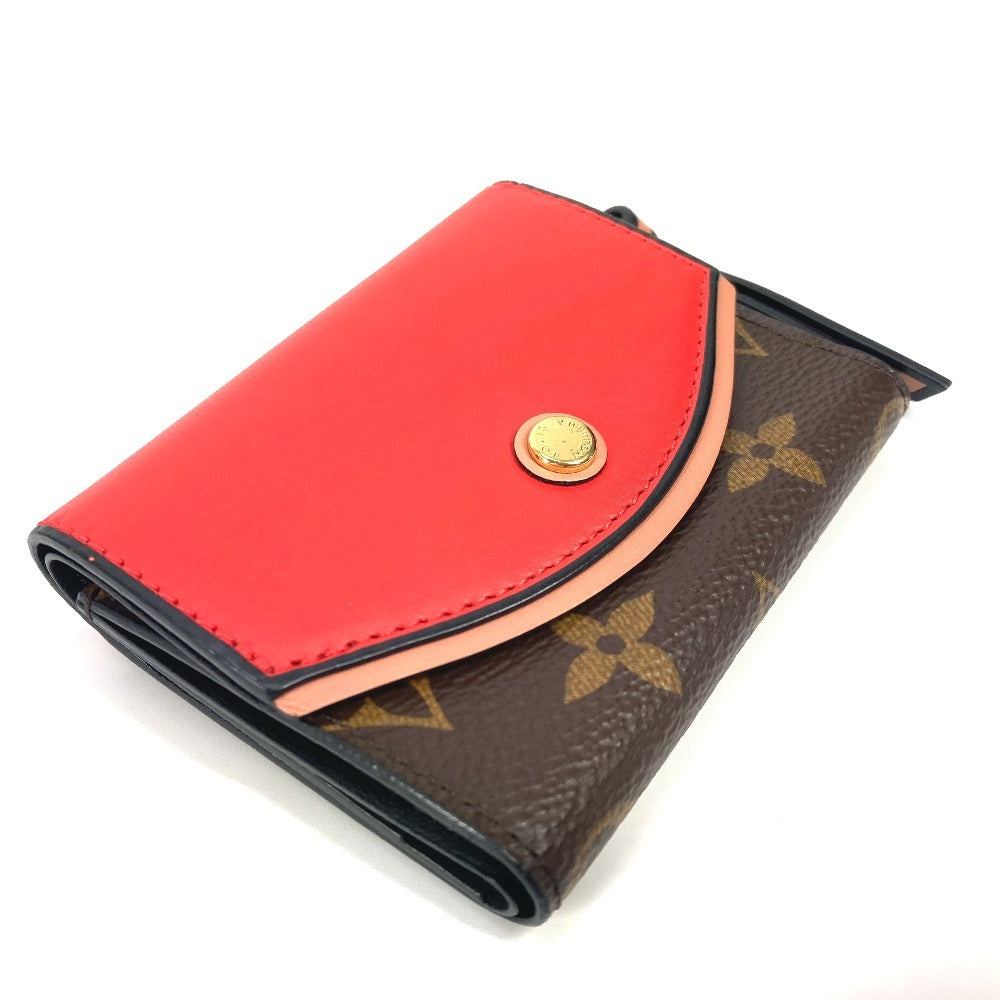 LOUIS VUITTON Trifold wallet M63904 Monogram canvas, leather Red Monogram Portefeuille Tuileries Compact