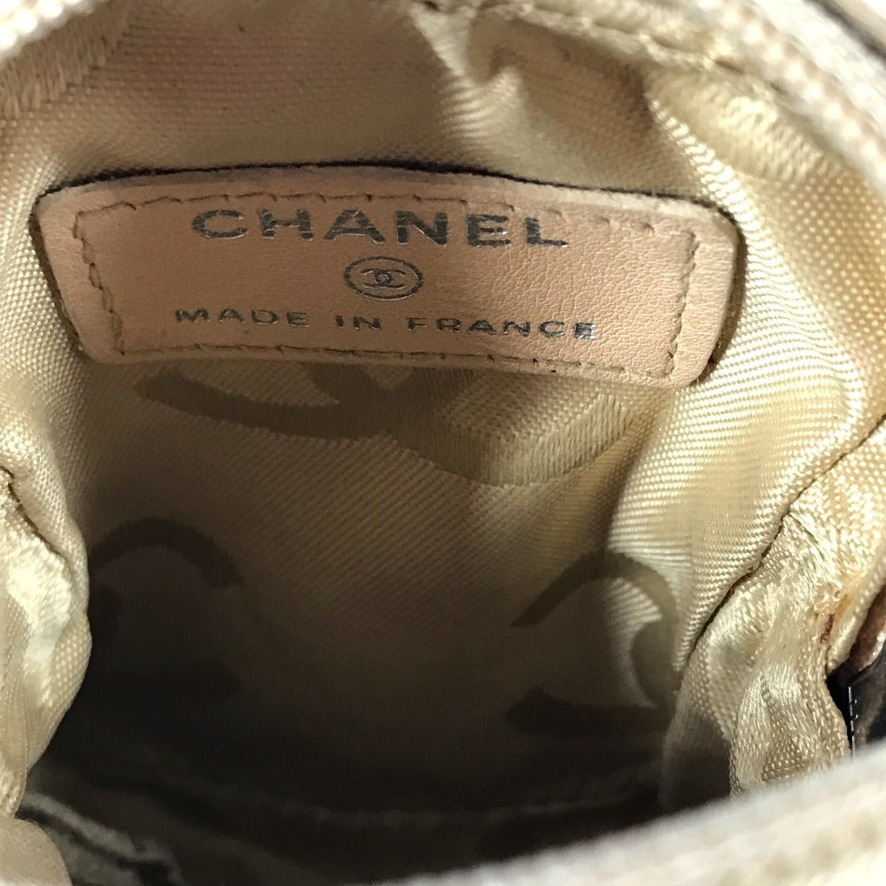 CHANEL Cigarette case A26732 leather beige Cambon line CC COCO Mark logo