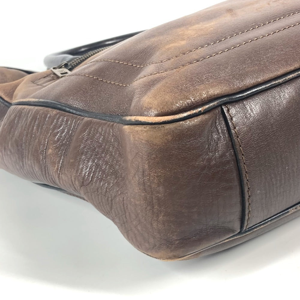 LOUIS VUITTON Business bag M92532 Utah leather Brown Utah Eron