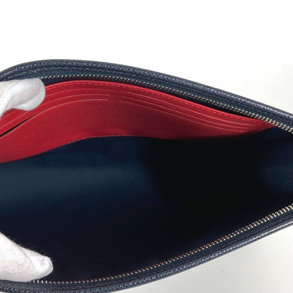 LOUIS VUITTON business bag Taiga Leather Navy Taiga Pochette Voyage
