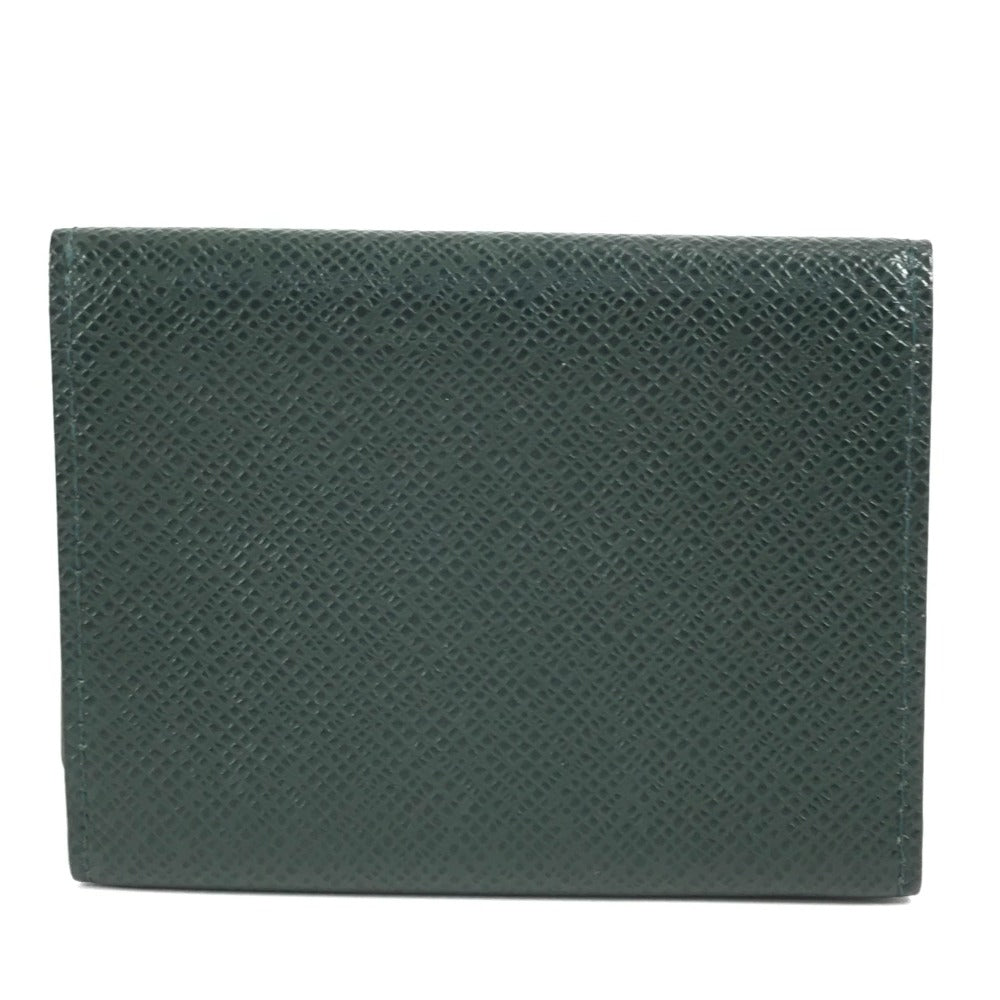 LOUIS VUITTON Card Case M3092P Taiga Leather green Taiga Anneveld Cult de Visit