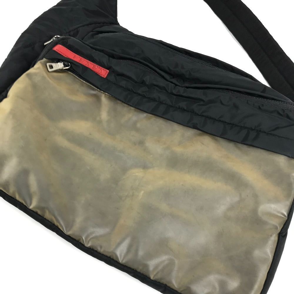 PRADA Shoulder Bag Nylon black logo