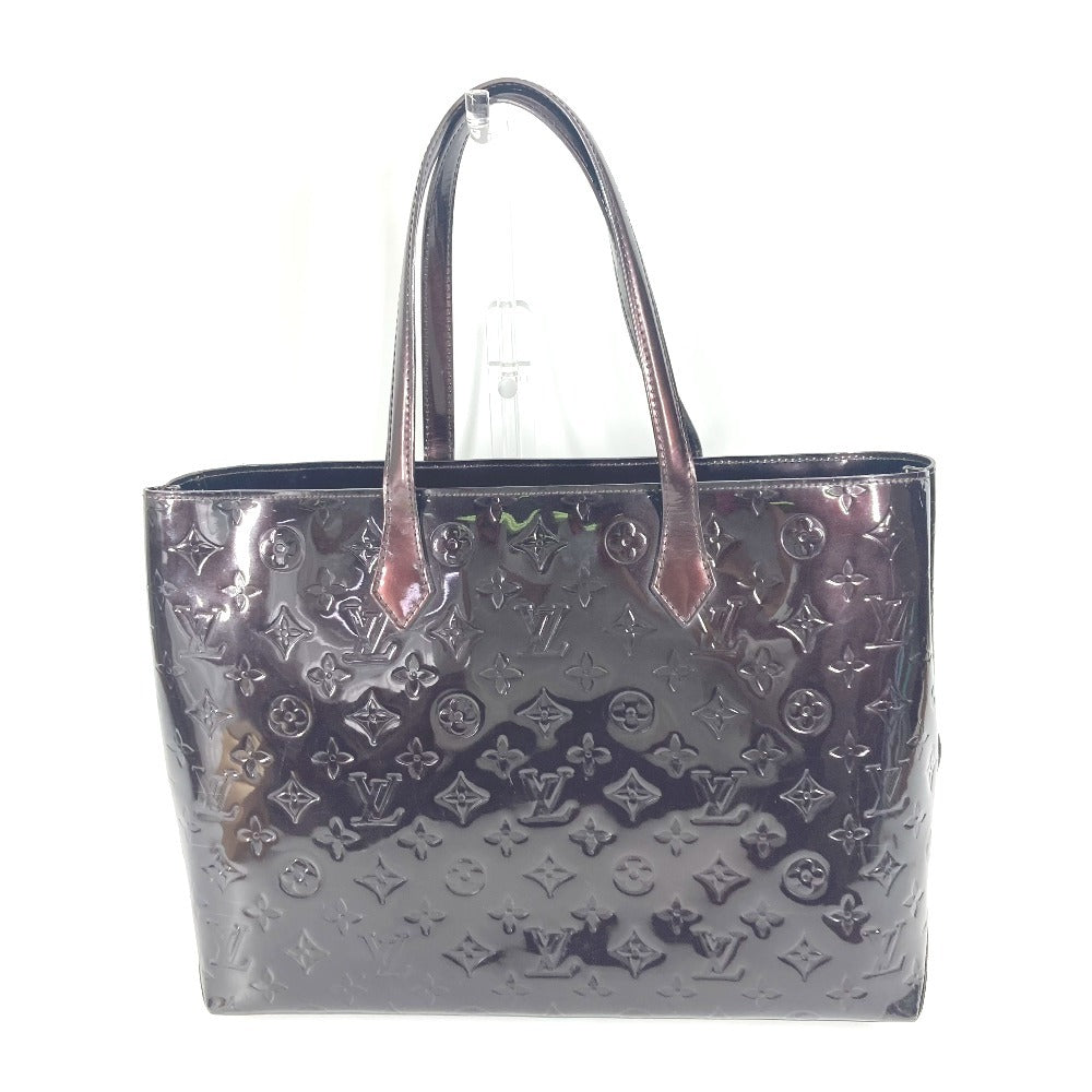 LOUIS VUITTON Shoulder Bag M91645 Monogram Vernis purple Monogram Vernis Wilscher MM