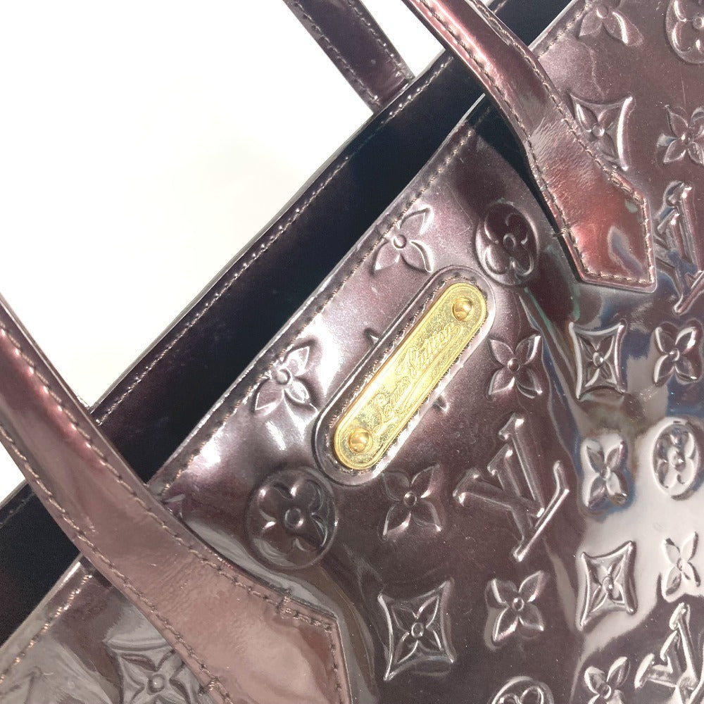 LOUIS VUITTON Shoulder Bag M91645 Monogram Vernis purple Monogram Vernis Wilscher MM