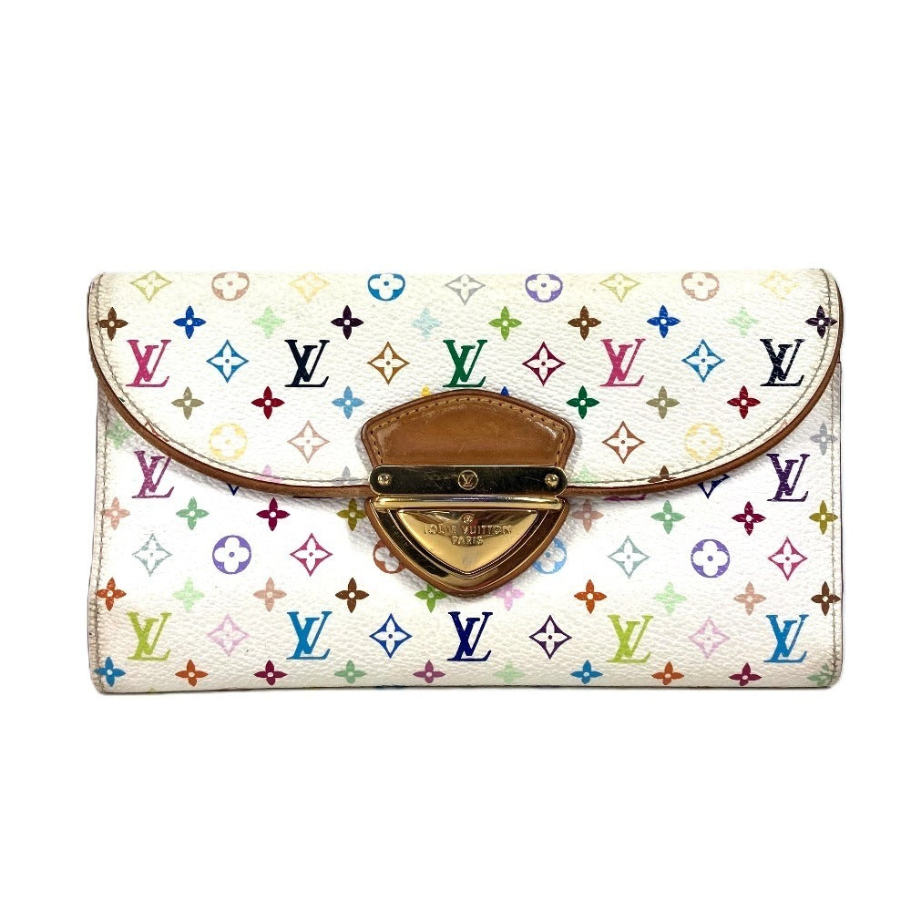 LOUIS VUITTON Long Wallet Purse M93736 Monogram multicolor canvas white Monogram multicolor Portefeuille Eugenie