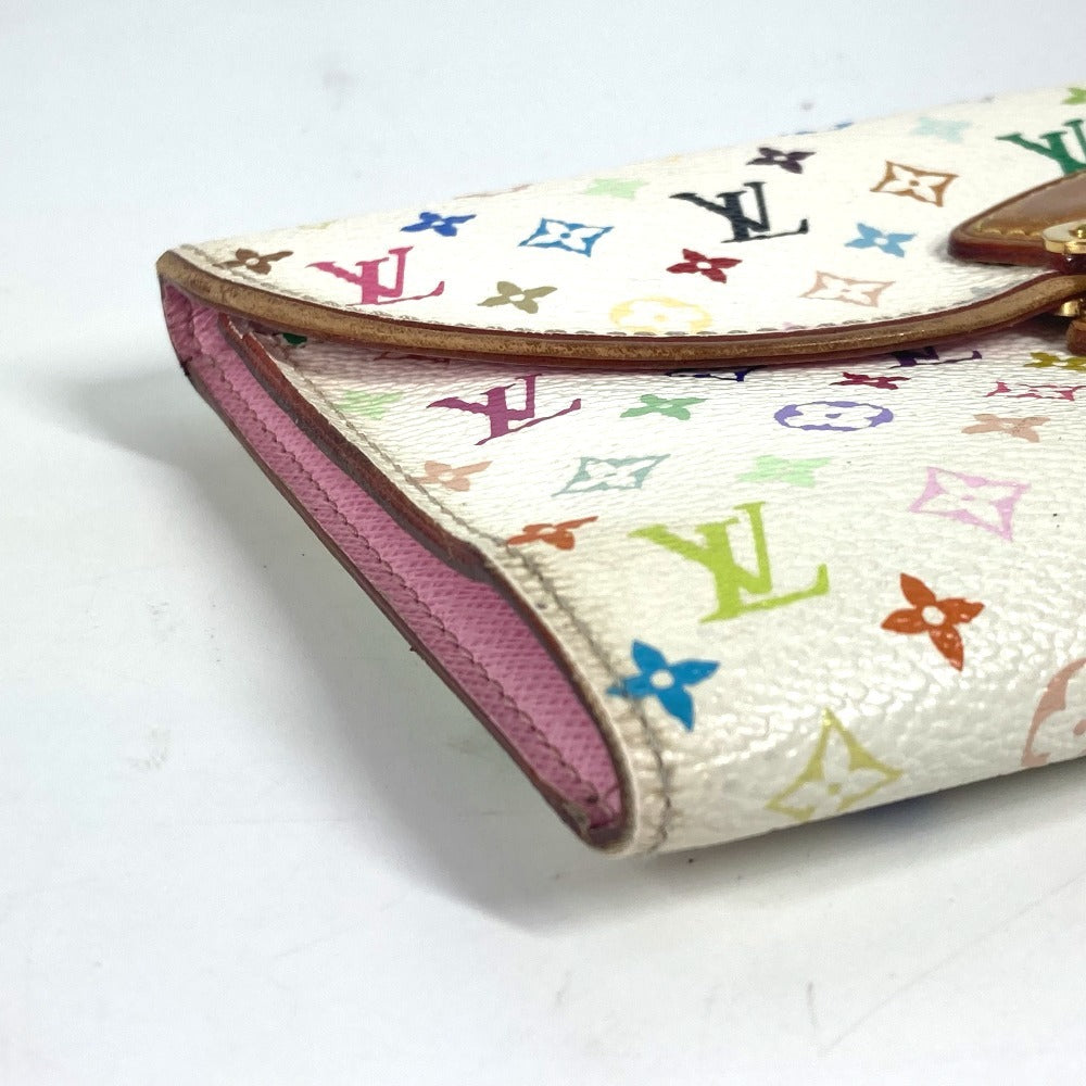 LOUIS VUITTON Long Wallet Purse M93736 Monogram multicolor canvas white Monogram multicolor Portefeuille Eugenie