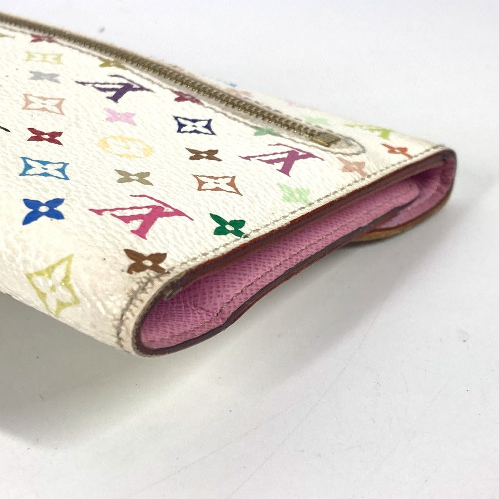 LOUIS VUITTON Long Wallet Purse M93736 Monogram multicolor canvas white Monogram multicolor Portefeuille Eugenie