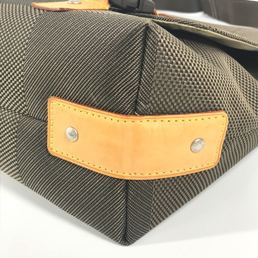 LOUIS VUITTON Shoulder Bag M93077 Damier Jean Canvas khaki Damier Jean Roux