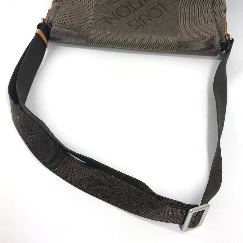 LOUIS VUITTON Shoulder Bag M93077 Damier Jean Canvas khaki Damier Jean Roux