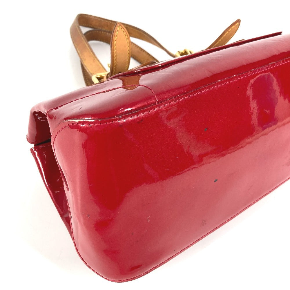 LOUIS VUITTON Shoulder Bag M93507 Monogram Vernis Red Monogram Vernis Rosewood Avenue