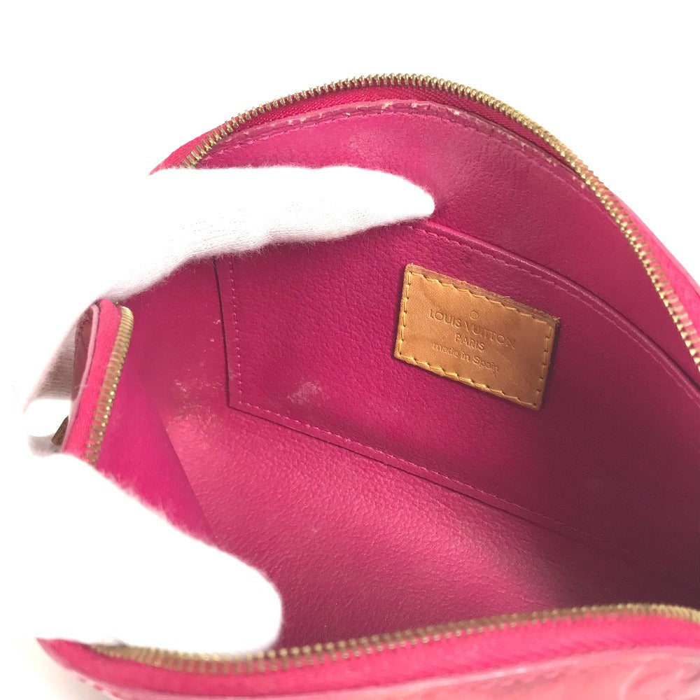 LOUIS VUITTON Cosmetics Pouch M90045 Monogram Vernis Canvas pink Monogram Vernis Pochette Cosmetic Ikat Flower