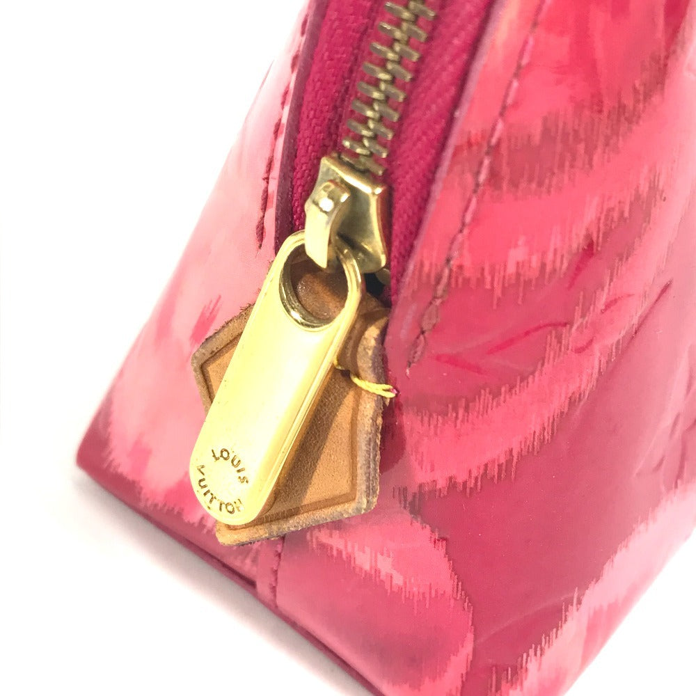 LOUIS VUITTON Cosmetics Pouch M90045 Monogram Vernis Canvas pink Monogram Vernis Pochette Cosmetic Ikat Flower