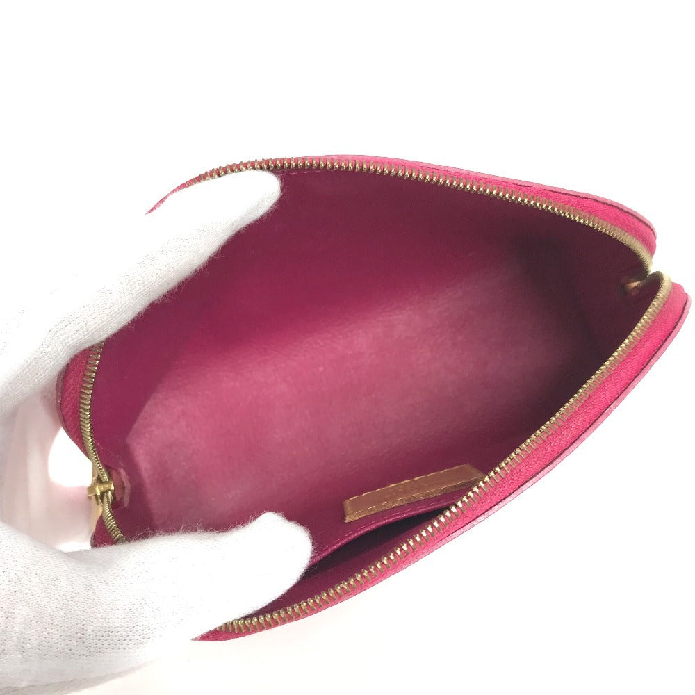 LOUIS VUITTON Cosmetics Pouch M90045 Monogram Vernis Canvas pink Monogram Vernis Pochette Cosmetic Ikat Flower