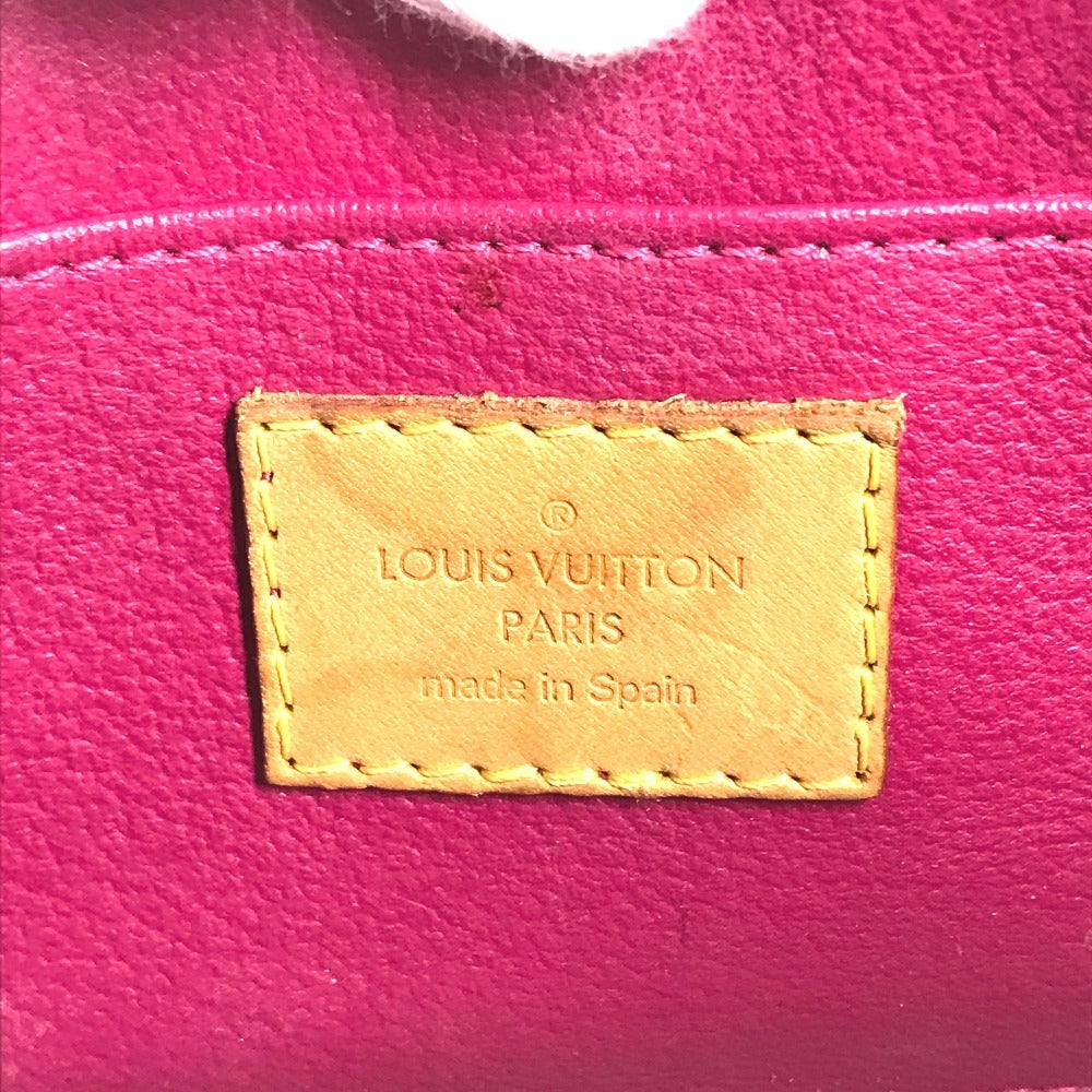 LOUIS VUITTON Cosmetics Pouch M90045 Monogram Vernis Canvas pink Monogram Vernis Pochette Cosmetic Ikat Flower