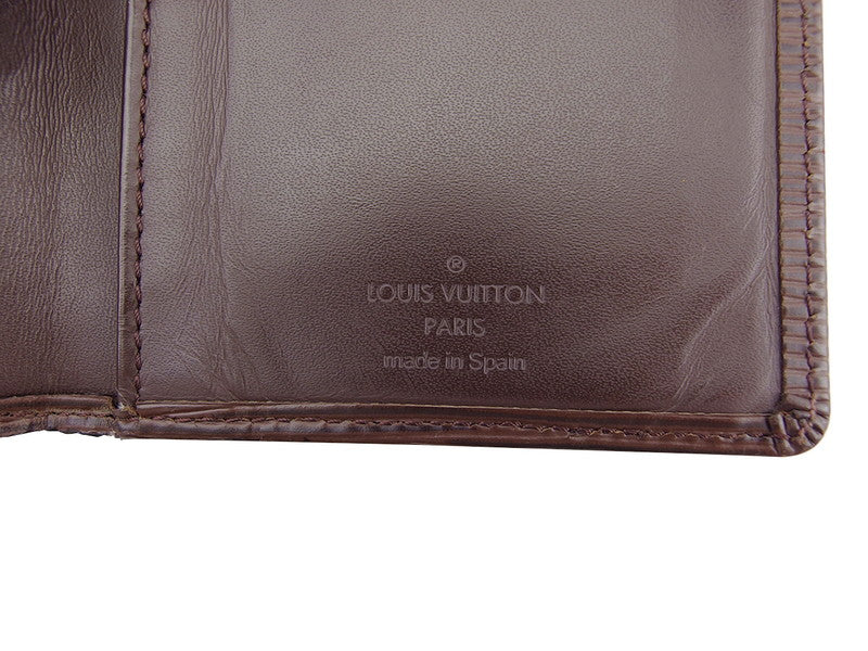 LOUIS VUITTON Bill Compartment M6321D Brown Porto Cartes Cridit Yen