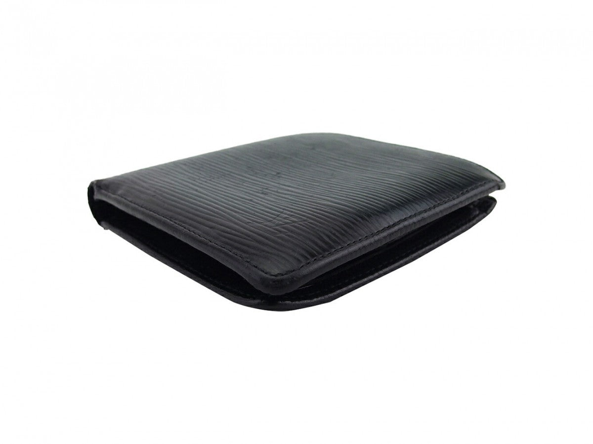 LOUIS VUITTON Bifold Wallet black Epi
