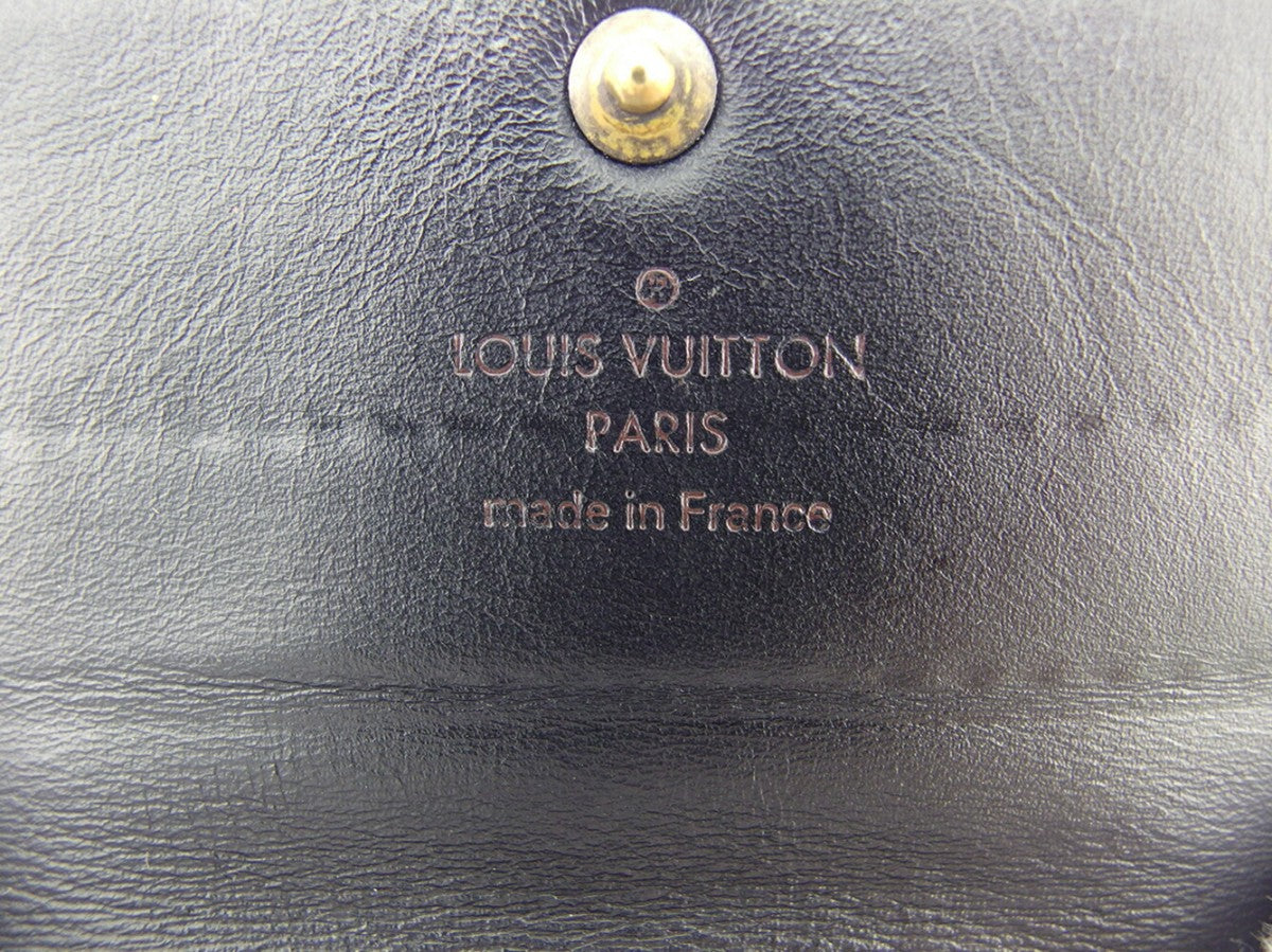LOUIS VUITTON Key case Key holder Dark brown gold Utah