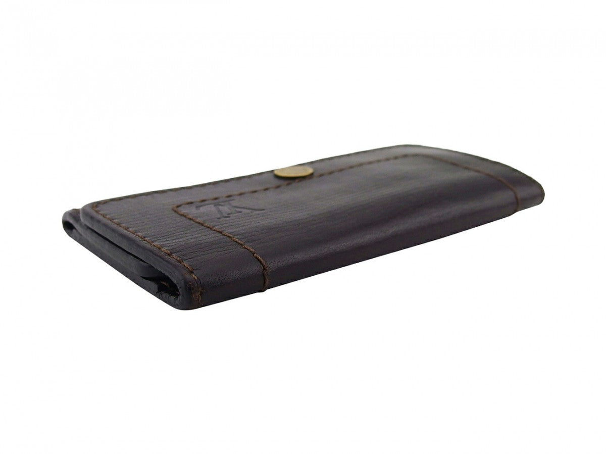 LOUIS VUITTON Key case Key holder Dark brown gold Utah