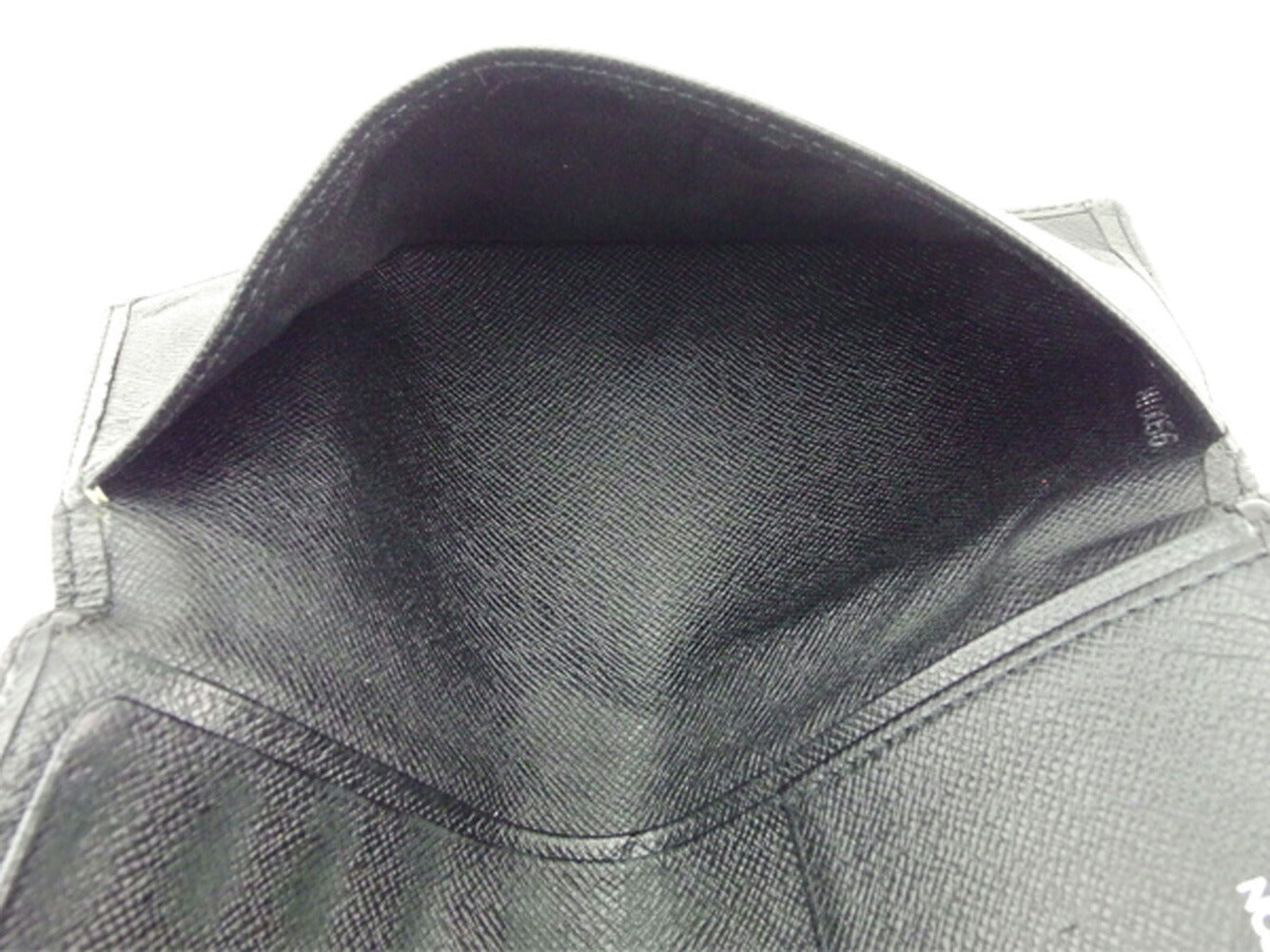 LOUIS VUITTON Bill Compartment M30392 black Porte Valeurs Cartes Credit