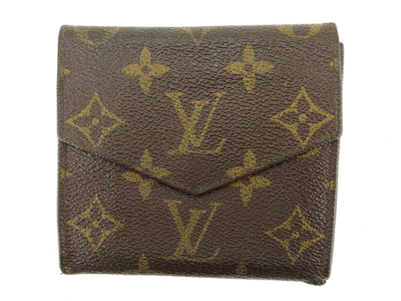 LOUIS VUITTON Bifold Wallet M61660 Brown beige Portonebi (old type)