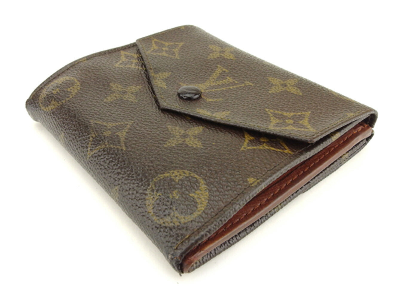 LOUIS VUITTON Bifold Wallet M61660 Brown beige Portonebi (old type)
