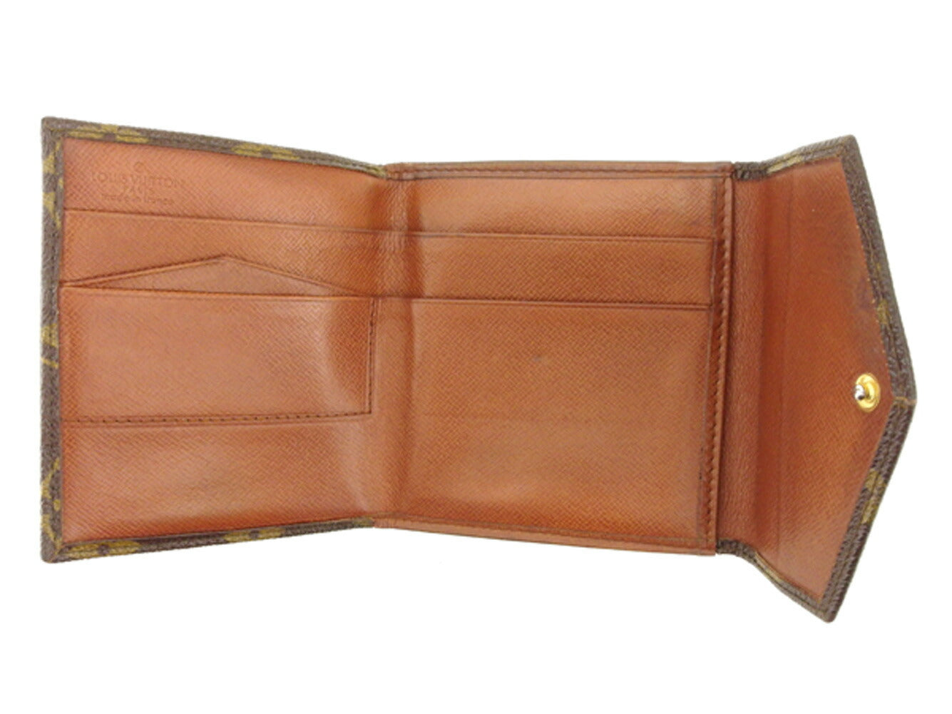 LOUIS VUITTON Bifold Wallet M61660 Brown beige Portonebi (old type)