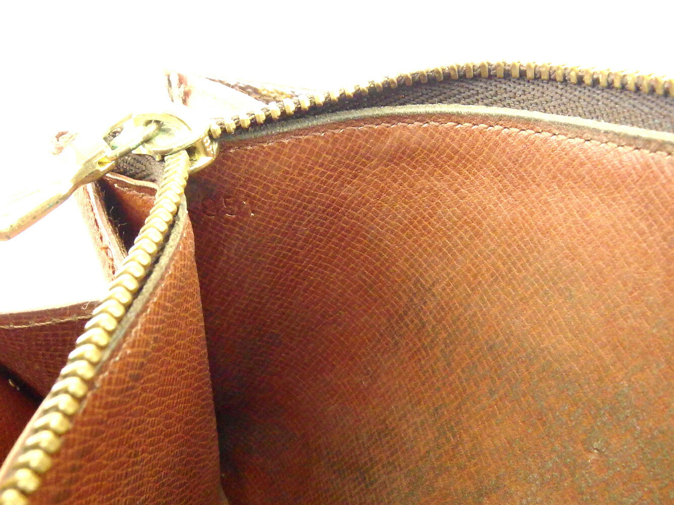 LOUIS VUITTON Long Wallet Purse M61724 Brown Pochette Porto Monécredi