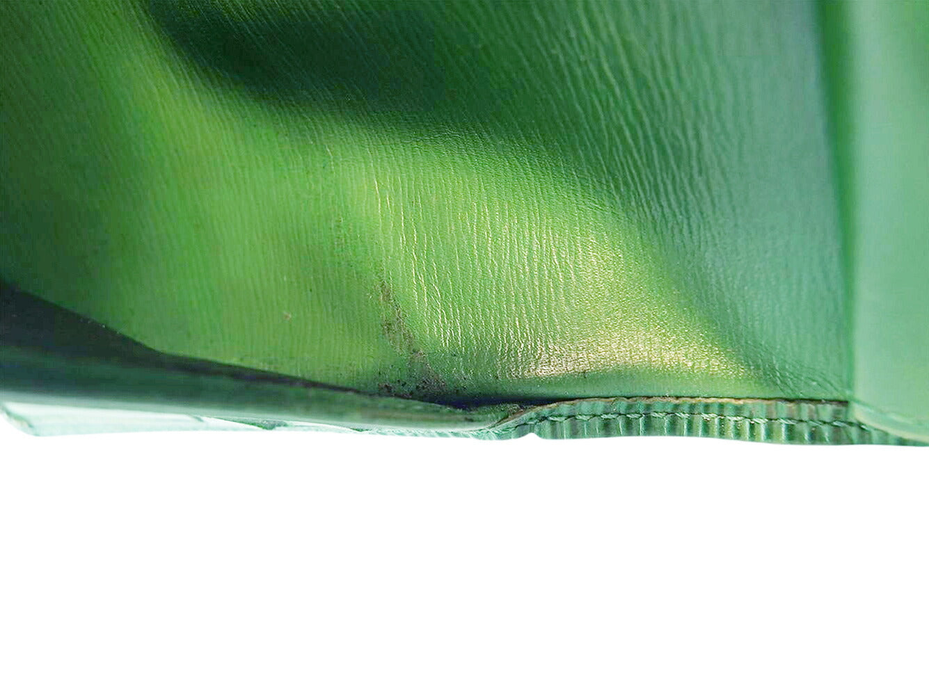 LOUIS VUITTON Long Wallet Purse M63384 Borneo Green Porte Tresor International