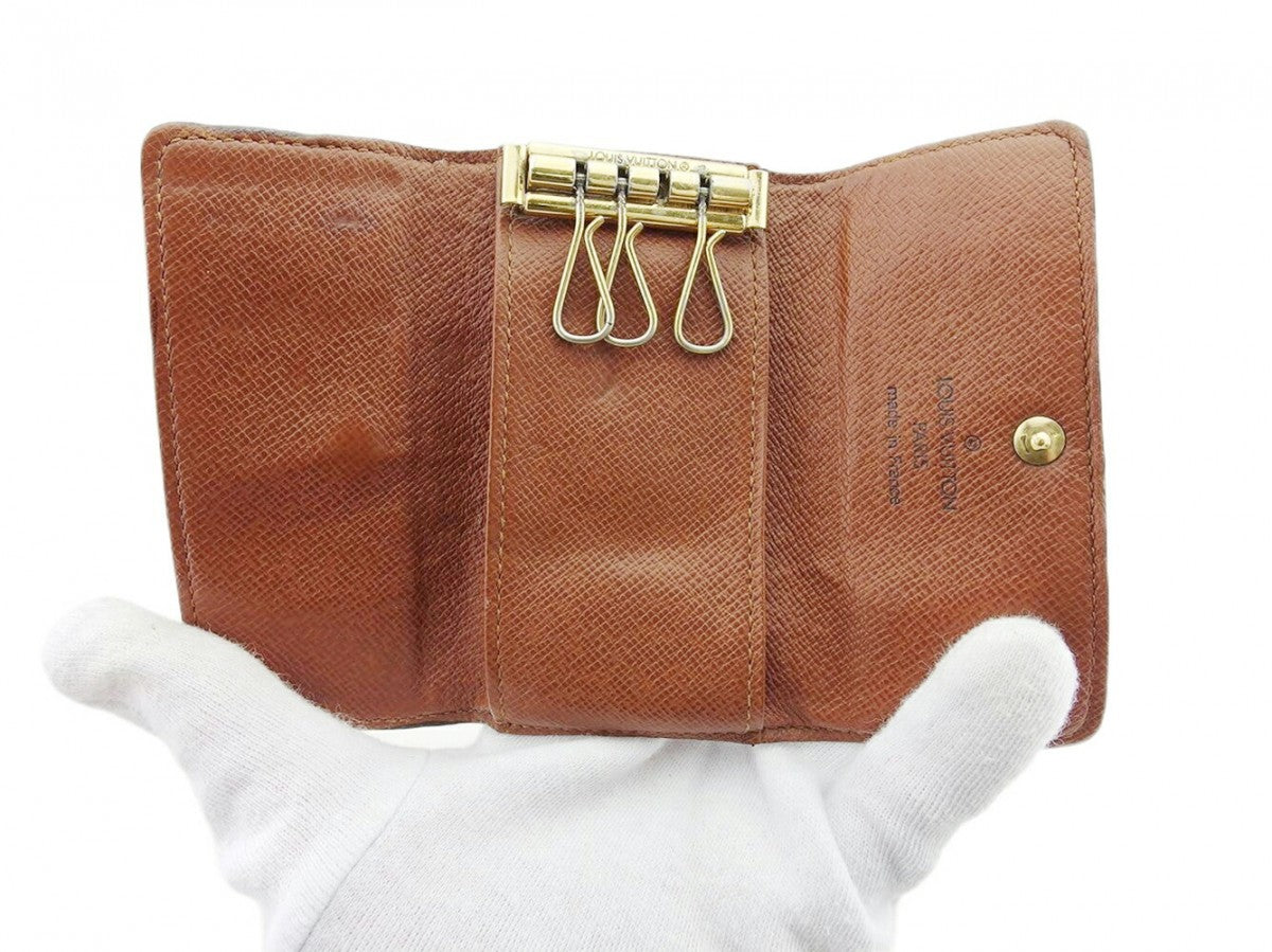 LOUIS VUITTON Key case Key holder M62631 Brown Multicles4