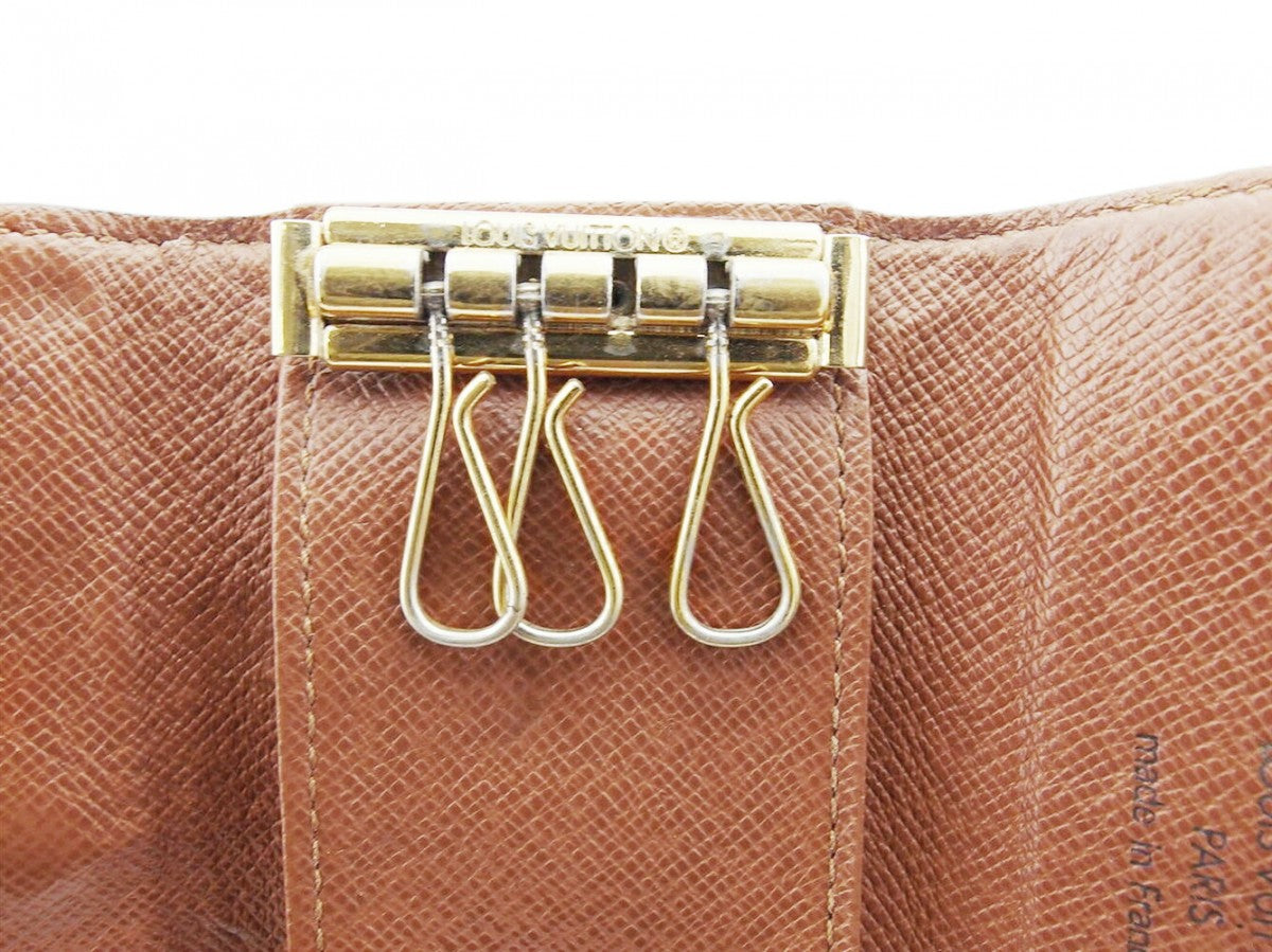 LOUIS VUITTON Key case Key holder M62631 Brown Multicles4