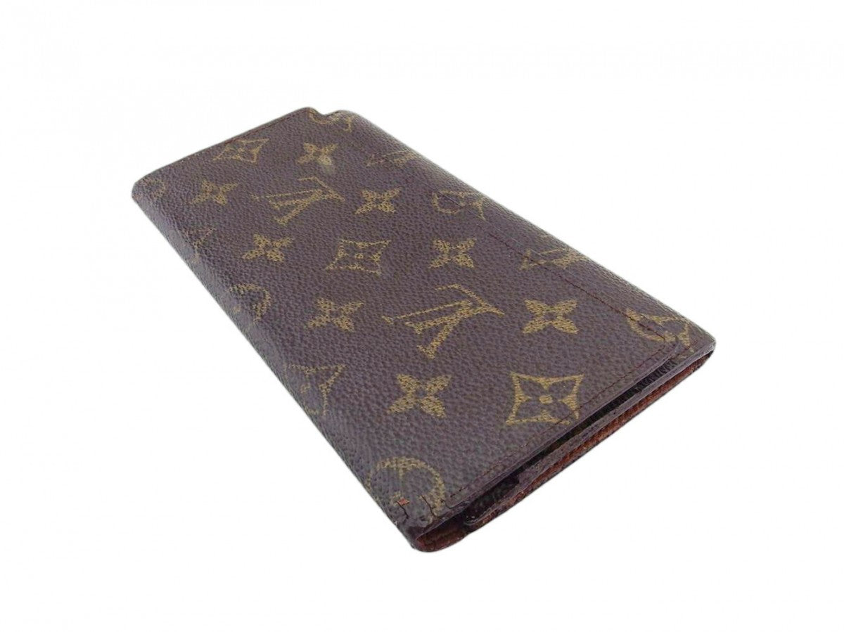 LOUIS VUITTON Bill Compartment M61818 Brown Porto en 3 Cartes Crdit