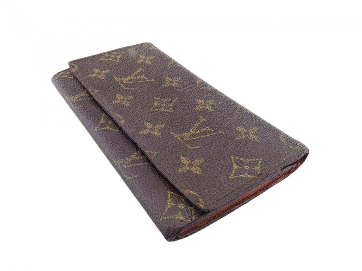LOUIS VUITTON Bill Compartment M61818 Brown Porto en 3 Cartes Crdit