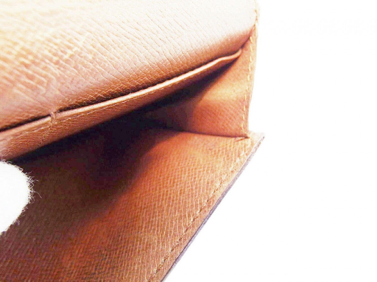 LOUIS VUITTON Bill Compartment M61818 Brown Porto en 3 Cartes Crdit