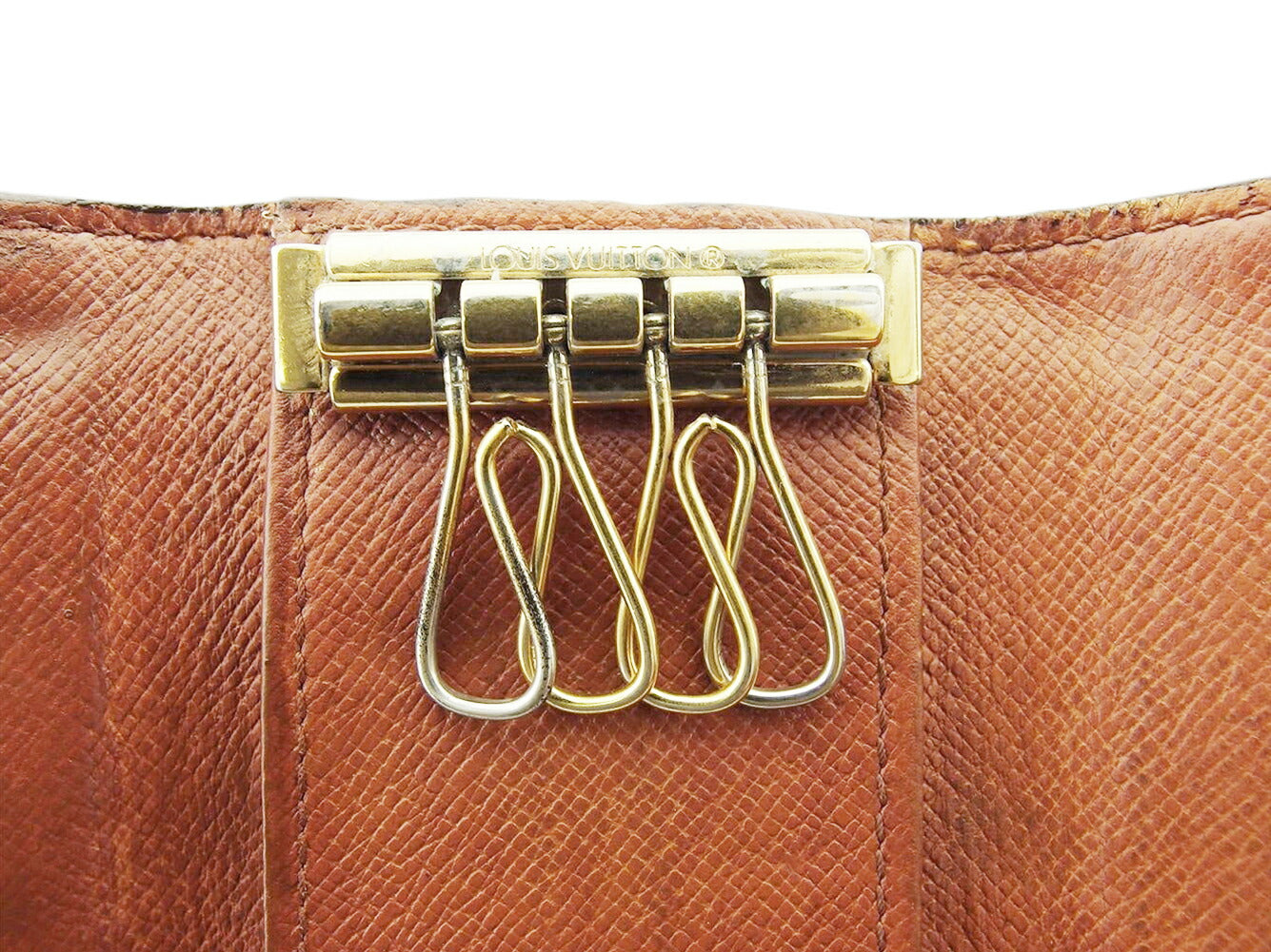 LOUIS VUITTON Key case Key holder M62631 Brown Multicles4