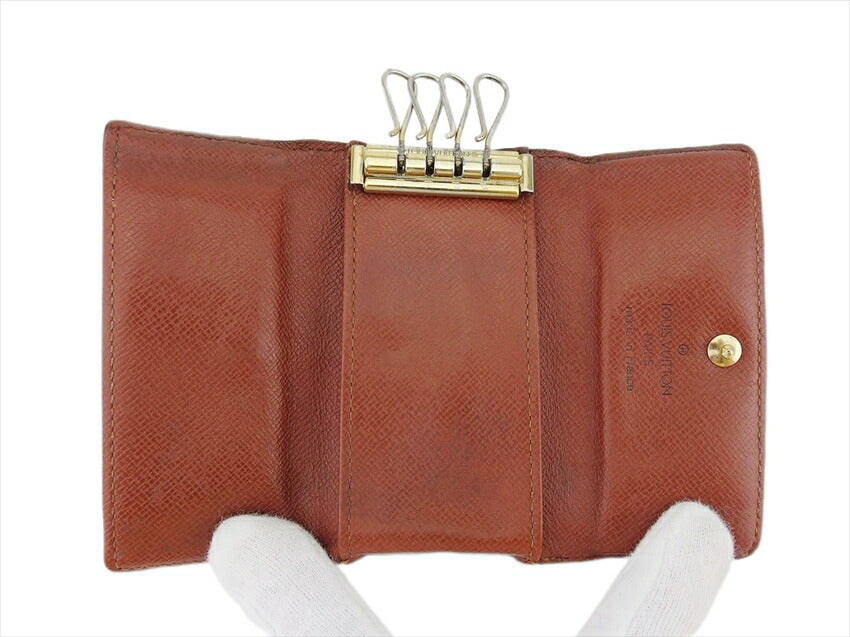 LOUIS VUITTON Key case Key holder M62631 Brown Multicles4