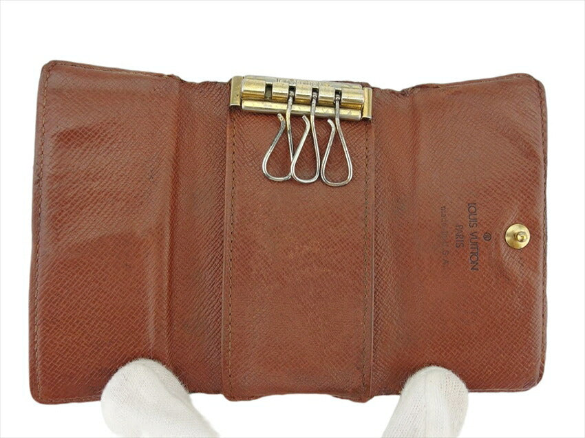 LOUIS VUITTON Key case Key holder M62631 Brown Multicles4